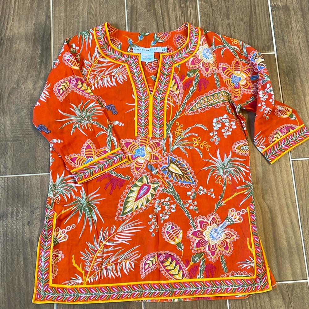Gretchen Scott Tunic/Cover up, Size Medium